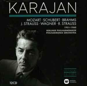 cd box - Herbert von Karajan - Mozart, Schubert, Brahms,..., Cd's en Dvd's, Cd's | Klassiek, Zo goed als nieuw, Verzenden