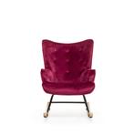 Aemely® Schommelstoel Steerne - Bordeaux Rood Velvet, Blan, Ophalen of Verzenden, Nieuw, Stoel(en)