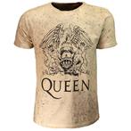 Queen Crest Dip Dye T-Shirt - Officiële Merchandise, Verzenden, Nieuw