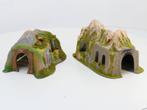 Schaal H0 Busch set van 2 tunnels #1807 (H0 (1:87)), Hobby en Vrije tijd, Modeltreinen | H0, Ophalen of Verzenden, Gebruikt, Brug, Tunnel of Gebouw