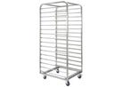 RVS regaalwagen bakery - 800x600mm - 16 niveaus - type h..., Zakelijke goederen, Verzenden, Nieuw in verpakking