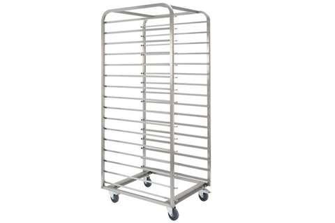 RVS regaalwagen bakery - 800x600mm - 16 niveaus - type h..., Zakelijke goederen, Horeca | Meubilair en Inrichting, Verzenden