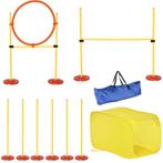 TRUUSK Dog Agility Set Met 4 Obstakels Rood+Geel, Verzenden, Nieuw