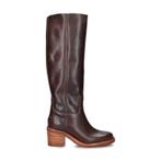 Shabbies Amsterdam Puk Tuba hoge laarzen voor dames, Kleding | Dames, Schoenen, Hoge laarzen, Verzenden, Nieuw, Bruin