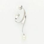 Hanger - 18 karaat Witgoud - Parels, Sieraden, Tassen en Uiterlijk, Antieke sieraden