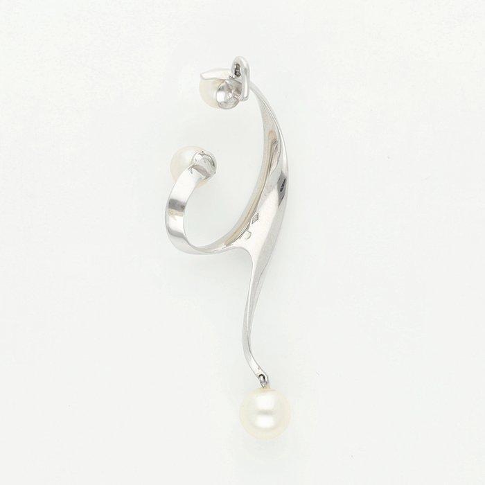 Hanger - 18 karaat Witgoud - Parels, Sieraden, Tassen en Uiterlijk, Antieke sieraden