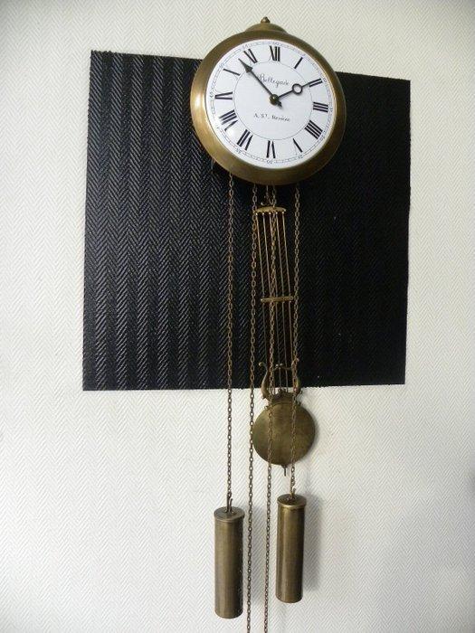 Comtoise klok - Metaal, Koper, Emaille - 1970-1980, Antiek en Kunst, Antiek | Klokken