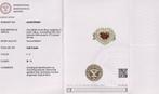Cocktailring - 14 karaat Witgoud - 4.89ct. tw. Robijn -