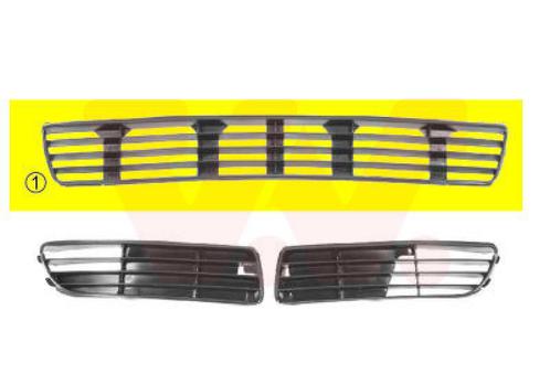 BUMPER GRILL VOOR AUDI A4 B5 1994-1998 8D080768301C, Auto-onderdelen, Carrosserie en Plaatwerk, Nieuw, Ophalen of Verzenden