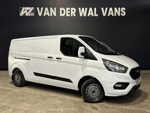 Ford Transit Custom 2.0 TDCI 131pk L2H1 Euro6 Airco | LED |, Auto's, Bestelauto's, Dealer onderhouden, Lease, Zwart, Handgeschakeld