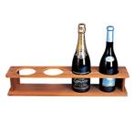Flessenrek Teak 4 Flessen, Ophalen of Verzenden, Nieuw