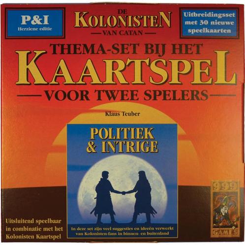 999 Games Kolonisten van Catan Kaartspel: Politiek & Intrige, Hobby en Vrije tijd, Gezelschapsspellen | Bordspellen, Nieuw, Verzenden