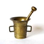 Vijzel en stamper - Messing