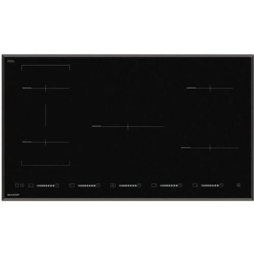 Sharp KH9I40CS00EU  kookplaat Zwart Ingebouwd 90 cm789, Witgoed en Apparatuur, Kookplaten, Nieuw, Ophalen of Verzenden