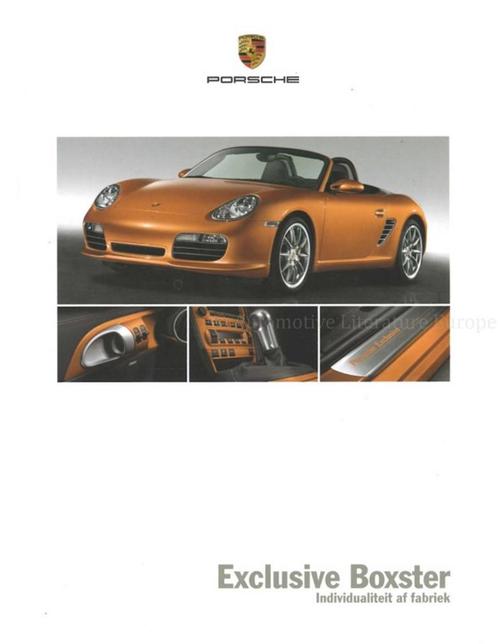 2008 PORSCHE BOXSTER EXCLUSIVE HARDCOVER BROCHURE, Boeken, Auto's | Folders en Tijdschriften, Porsche