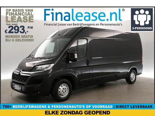 Citroën Jumper L3H2 Airco Luchtvering Cam Cruise PDC €293pm, Auto's, Bestelauto's, Lease, Handgeschakeld, Diesel, Citroën, Zwart