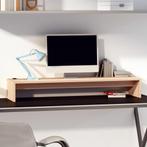 vidaXL Monitorstandaard 100x27x15 cm massief grenenhout, Verzenden, Nieuw