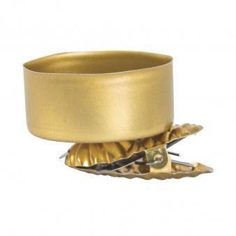 Waxinehouder met clip voor in kerstboom of frames goud/pak 4, Hobby en Vrije tijd, Knutselen, Nieuw, Ophalen of Verzenden
