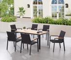 Tuinset - tuintafel met 6 stoelen - Nieuw (Tuinmeubelen), Tuin en Terras, Verzenden, Nieuw