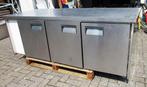 RVS Koelwerkbank 196cm, zonder motor, Gebruikt