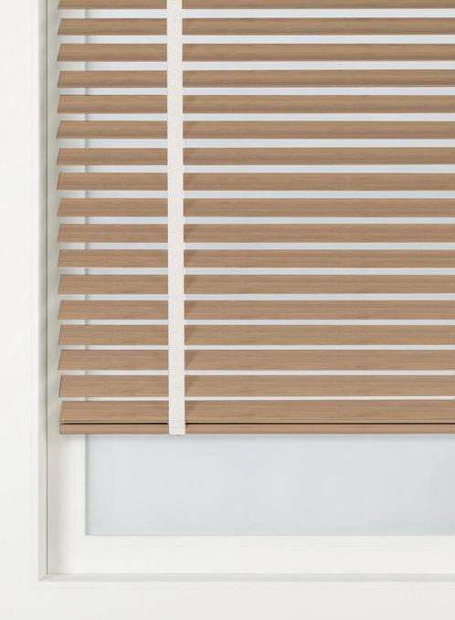 HEMA Jaloezie hout bamboe 50mm zand, Huis en Inrichting, Woonaccessoires | Overige, Nieuw, Verzenden