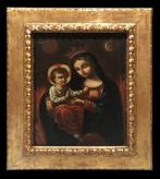 Spanish Colonial School (XVII-XVIII) - The Virgin as the