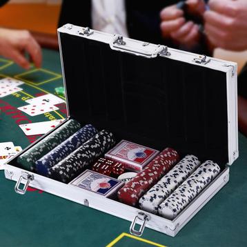 Pokerset - PremiumPoker - 300 chips - Aluminium - Multicolor beschikbaar voor biedingen