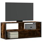 vidaXL Tv-meubel 100x31x39,5 cm bewerkt hout metaal gerookt, Verzenden, Nieuw, Overige houtsoorten