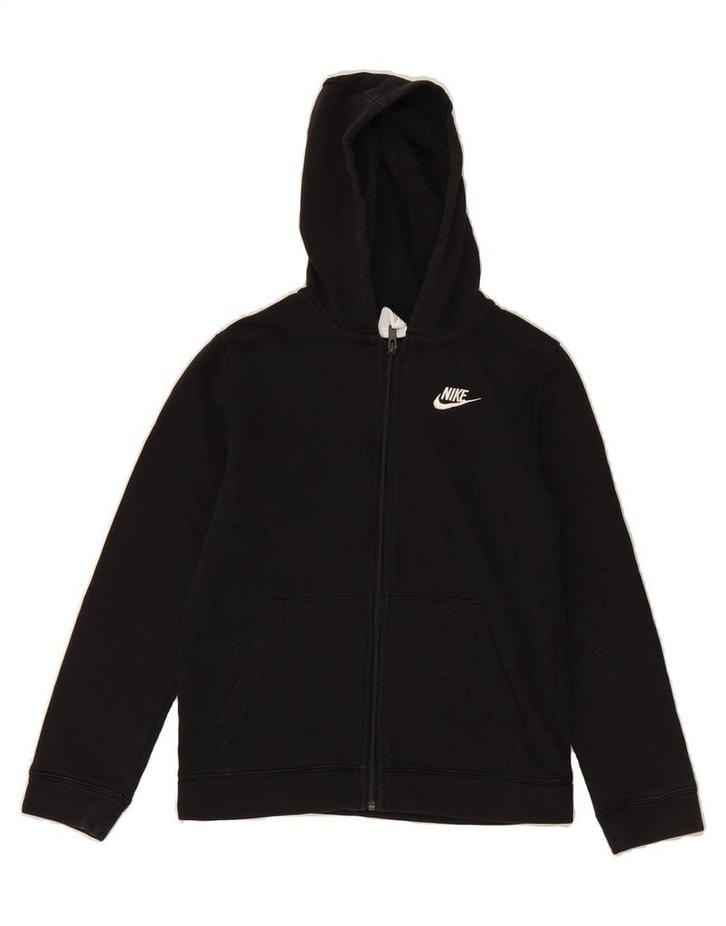NIKE Boys Zip Hoodie Sweater 12-13 Years Large  Black Cotton, Kleding | Heren, Truien en Vesten, Verzenden