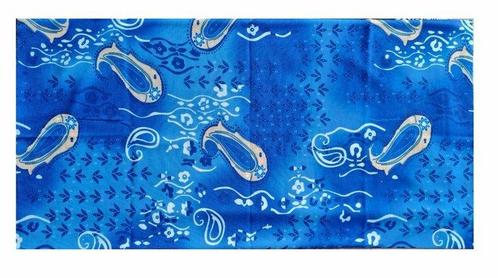 Haarband Multifunctioneel Paisley Print Blauw, Sieraden, Tassen en Uiterlijk, Uiterlijk | Haarverzorging