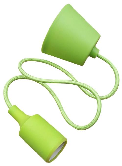 LED lamp DIY | pendel hanglamp - strijkijzer snoer | E27 sil, Huis en Inrichting, Lampen | Overige, Nieuw, Verzenden