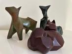 Juan García Ripollés (1932) - sculptuur, 3 esculturas perro, Antiek en Kunst