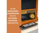 Classic Phono Retro Platenspeler - Bluetooth - Auto-stop -, Verzenden, Zo goed als nieuw