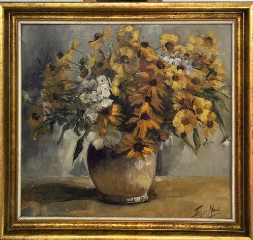 Josée Nacs XXe - Vintage stilleven, Antiek en Kunst, Kunst | Schilderijen | Klassiek