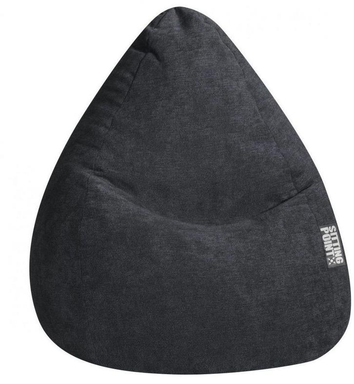 Zitzak BeanBag Alfa XXL - Zwart, Huis en Inrichting, Zitzakken, Verzenden