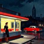 Le Yack - Scarlet on the Corner - Hand signed, Antiek en Kunst