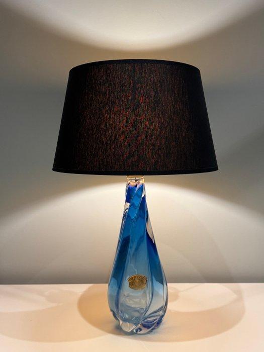 Val Saint Lambert - René Delvenne - Tafellamp - Kristal, Antiek en Kunst, Antiek | Lampen