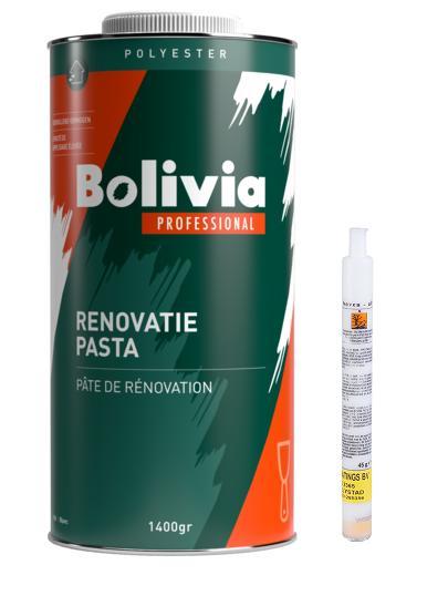 Bolivia renovatiepasta 1,4 kg verharder, wit, Doe-het-zelf en Verbouw, Overige Doe-het-zelf en Verbouw, Nieuw, Verzenden