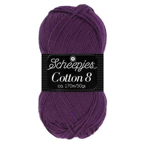 Scheepjes Cotton 8 - 721, Hobby en Vrije tijd, Breien en Haken, Breien of Haken, Nieuw, Wol of Garen, Ophalen of Verzenden