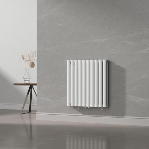 [neu.haus] Designradiator Nore 60x60x7,8 cm wit, Doe-het-zelf en Verbouw, Verwarming en Radiatoren, Verzenden