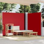 vidaXL Windscherm uittrekbaar 170x600 cm rood, Verzenden, Nieuw