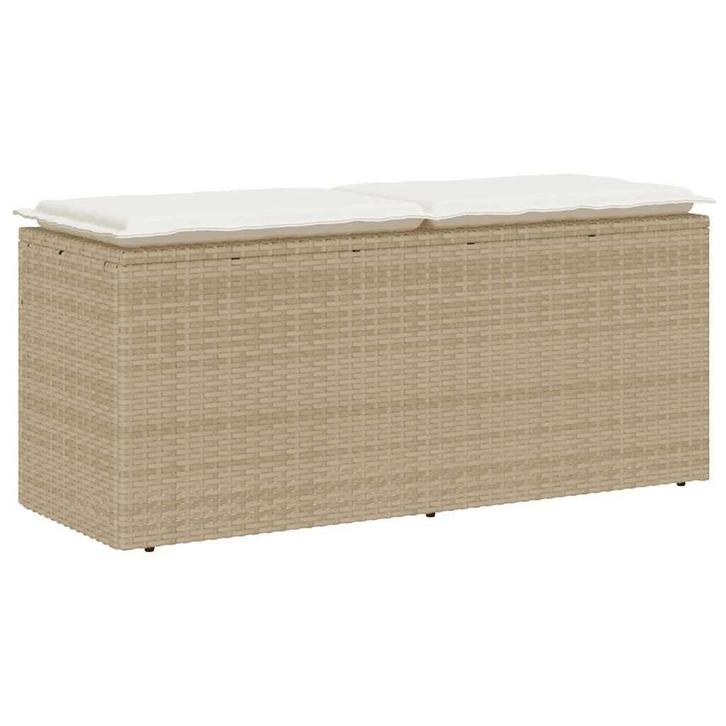 110cm Tuinbank Poly Rattan | Retourdeal | 51% Korting, Tuin en Terras, Tuinbanken, Nieuw, Rotan, Ophalen of Verzenden