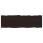 vidaXL Tafelblad natuurlijke rand 200x60x(2-6)cm eikenhout, Huis en Inrichting, Tafels | Eettafels, Verzenden, Nieuw