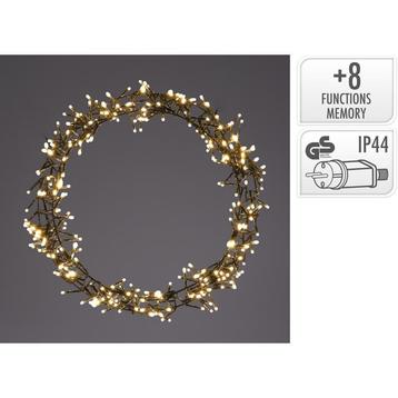2dekans | LED Kerstkrans 300 lampjes met stekker aansluiting beschikbaar voor biedingen
