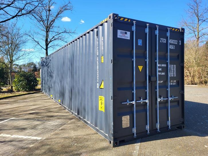 40FT Highcube zeecontainer/ opslagcontainer NIEUW antraciet, Doe-het-zelf en Verbouw, Containers, Ophalen of Verzenden