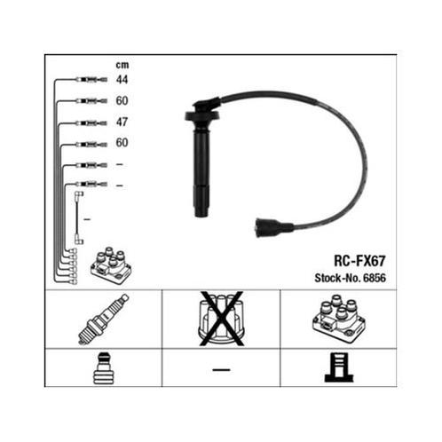 Ngk Rc-Fx67 Bougiekabelset, Computers en Software, Laptop-opladers, Verzenden