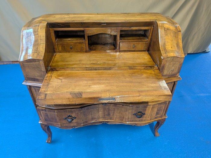 Schrijftafel - Knoesthout, Walnoot, Antiek en Kunst, Antiek | Overige Antiek