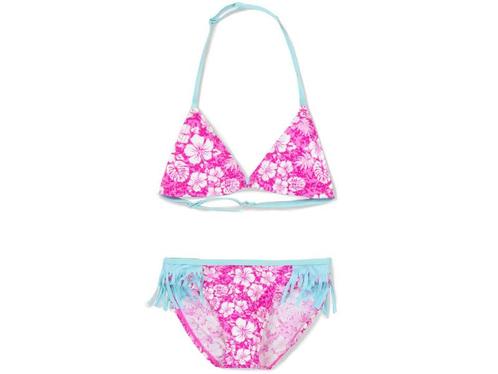 Meisjes Bikini - FlowerPower - Roze/Lichtblauw, Kinderen en Baby's, Kinderkleding | Schoenen en Sokken, Verzenden