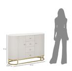 KAST MONTPELLIER CRÈME CM 120X40X85, Ophalen of Verzenden, Nieuw