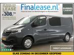 Renault Trafic 2.0 dCi T29 L2H1 DC 6 Pers Airco Trekh €308pm, Renault, Nieuw, Zilver of Grijs, Lease